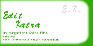 edit katra business card